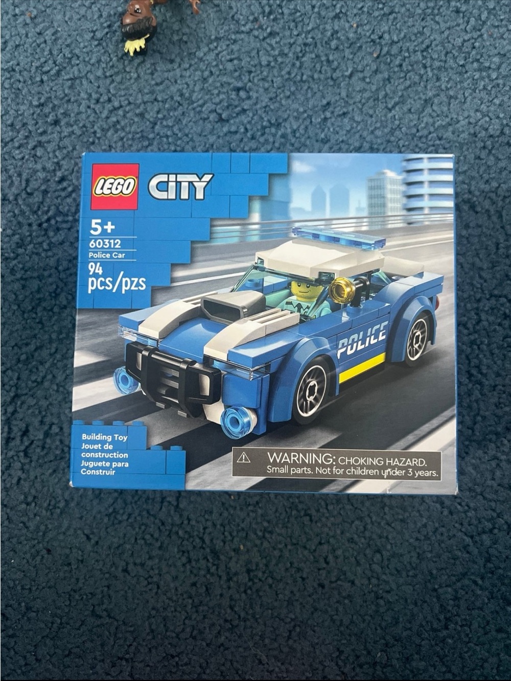 LEGO City Blue Police Car Building Set (60312)